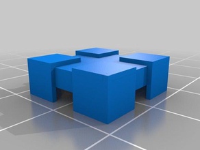 cube-Deckel 3d print model - Mito3D