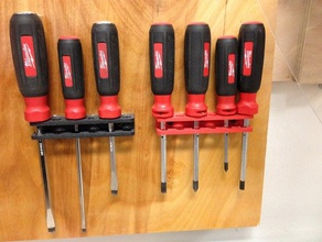 socket bit holder tool holders & boxes driver ratchet screwdriver 3d print model - Mito3D