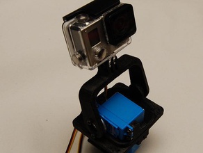 pt-21 r c i veicoli la fotocamera di montaggio videocamera pan tilt servo impermeabile 3d print model - Mito3D