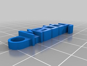 maddy llavero organización personalizado 3d print model - Mito3D