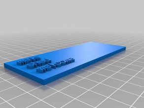 tapetes de galpão personalizado 3d print model - Mito3D