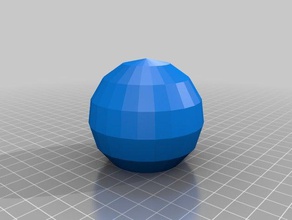 sphere flat bottom art 3d print model - Mito3D