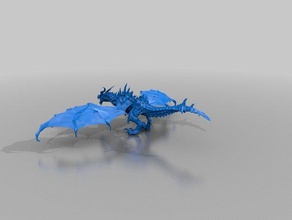 alduin skyrim giochi e giocattoli drago 3d print model - Mito3D