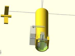 paintball bırakma mekanizması Robotik rc 3d print model - Mito3D