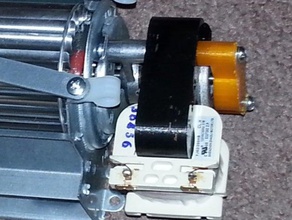 gaz şömine blower motor rulman mod kapalı yedek parça fan 3d print model - Mito3D