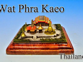 wat phra kaeo thaïlande bâtiments et structures 3d print model - Mito3D
