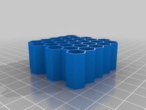 meine angepasste honeycomb-generator Biologie kundengebundene 3d print model - Mito3D