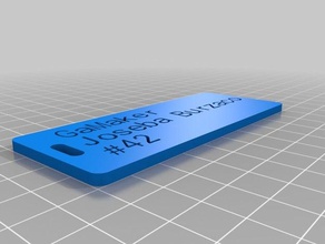 özelleştirilmiş Microsoft Dynamics CRM sürümü Bagaj etiketimi organizasyon 3d print model - Mito3D