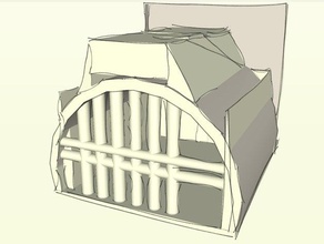 entrée du tunnel L'impression 3d 3d print model - Mito3D