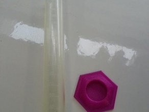 pie de 250 ml cilindro graduado biología química la reparación 3d print model - Mito3D
