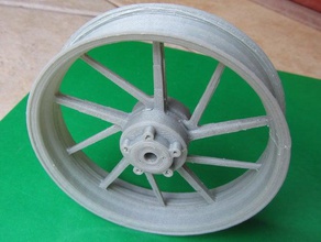 galespeed roue avant 15 de l'automobile moto jante 3d print model - Mito3D