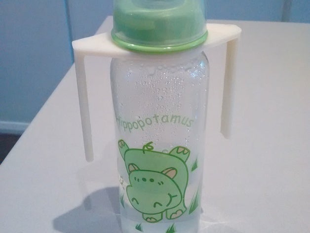 sippy cup asas, cuello estrecho biberón cocina y comedor vaso con pajita 3D print model - Mito3D