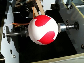 kalpleri alternatif oyuncak oyun aksesuarlar yumurta bot eggbot ping pong Sevgililer yumurta-bot 3d print model - Mito3D