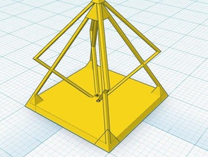 piramit sanat 3d baskı tinkercad 3d print model - Mito3D