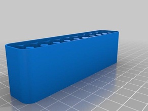 battery top 10x2 containers customized 3d print model - Mito3D