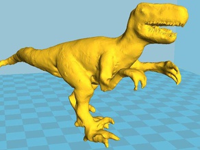 velociraptor a los animales animal dinosaurio modelo prehistóricos raptor 3d print model - Mito3D