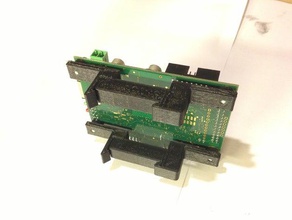 ess liscia passo il montaggio su guida din clip l'elettronica la ferrovia smooth stepper warp9 3d print model - Mito3D