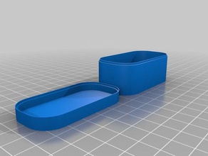 tapa de la caja esquinas redondeadas organización personalizado 3d print model - Mito3D