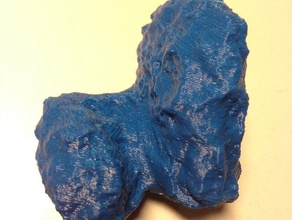 comet 67p c-g improved high resolution model esa's rosetta mission learning 3d print model - Mito3D