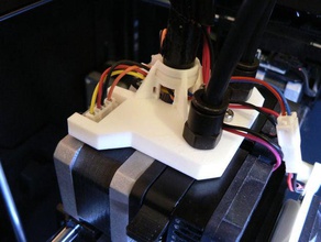 flashforge creator x pro extruder filament tube bracket 3d printer accessories macroline 3d print model - Mito3D