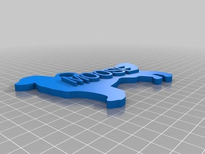 los alces llaveros personalizado 3d print model - Mito3D