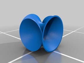 iperboloide fogli combinato per la matematica geometria iperbole 3d print model - Mito3D