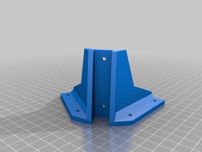 mini kossel frame brace 3d printer parts 3d print model - Mito3D