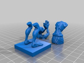 abe's odysee cutted piezes games abe abes 3d print model - Mito3D