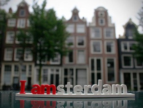 amsterdam buildings & structures dual dualstrusion letters logo 3d print model - Mito3D