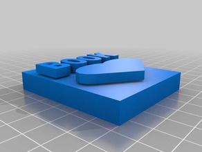 n sembol 3d baskı 3d print model - Mito3D