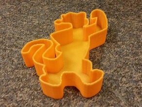 tigger cookie cutter kitchen & dining 3d print model - Mito3D