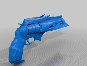 destino exótico mão canhão de espinho 1 escala jogos o jogo da arma 3d print model - Mito3D