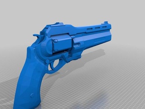 destin exotiques canon à main dernier mot 1 de l'échelle jeux jeu le l'arme 3d print model - Mito3D