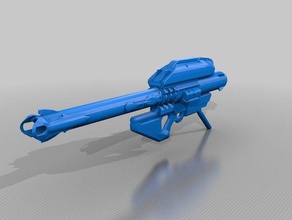 kader egzotik roketatar 1 ölçek gjallarhorn oyunlar oyunu silah 3d print model - Mito3D