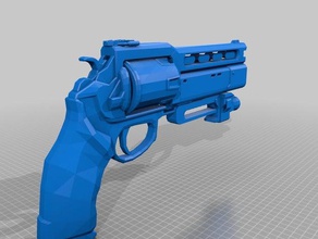 destiny legendary hand cannon fatebringer 1 scale games game weapon 3d print model - Mito3D