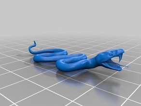 Schlange Tiere 3d print model - Mito3D