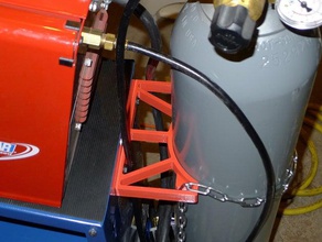 argon tank bracket parts alibre mig useful welding 3d print model - Mito3D