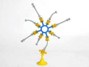 sun construction toys 2015 ball joint bild build connect light ogo sport ray star toy 3d print model - Mito3D
