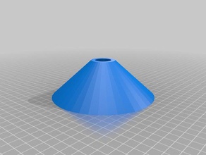 my customized filament bend prevention cone- 3d printer parts 3d print model - Mito3D