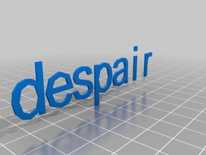 despair containers customized 3d print model - Mito3D