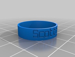 scottbots spirit ring rings customized 3d print model - Mito3D