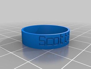 scottbots ruh yüzük özelleştirilmiş 3d print model - Mito3D