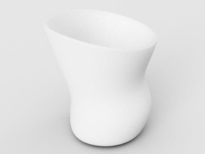 abstract cup kitchen & dining ergonomic organic 3d print model - Mito3D