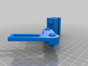 generic webcam mount 2020 extrusion 3d printer accessories arm holder 3d print model - Mito3D