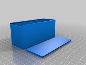 adjusted slider style box containers customized 3d print model - Mito3D