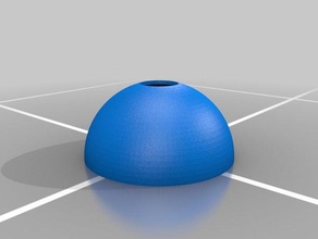 hohle Sphäre math Hemisphäre hohl sphere 3d print model - Mito3D