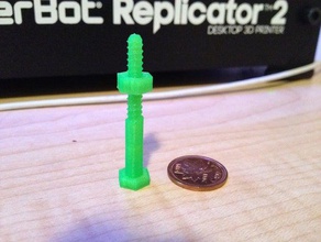 small nut bolt parts 3d print model - Mito3D
