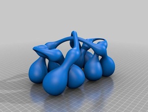 meta-ball 9 3d print model - Mito3D