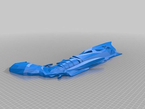 el destino de la espina cañon mano corte impresión juegos del juego arma thorn 3d print model - Mito3D