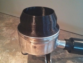 portafilter filling cone kitchen & dining coffee doser espresso 3d print model - Mito3D